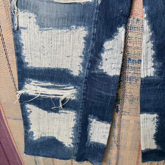 Custom wide leg baggy flared jeans size 36 x 34 - Picture 4 of 6